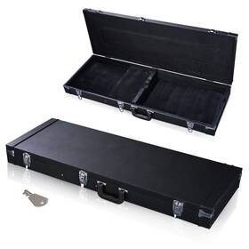 Hc108500536 Seyy Standard Electric Guitar Hard Case Dreadnought Wood Pu Leather Hardshell L41 Inch