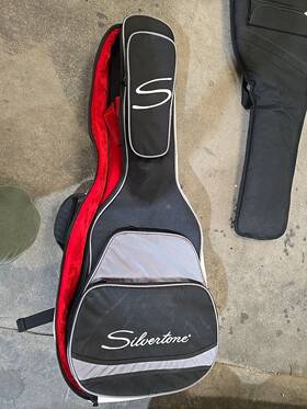 Scgb1wh Silvertone Padded Guitar Case
