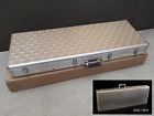 Sk-125 Coffin Case Black Kross Skull Aluminum Metal Guitar