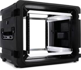3skb-r08u20w Skb Roto-molded Shockmount Rolling 8u Rack Case