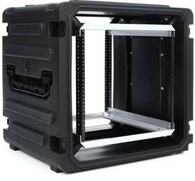 3skb-r10u20w Skb Roto-molded Shockmount Rolling 10u Rack Case