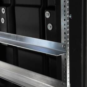 3skb-sr20 Skb Cases Plated Steel Support Beam Rails For 20 Inch Shock Racks Only