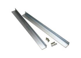 3skb-sr24 Skb Cases Zinc Plated Steel Support Rails For 24 Inch Shock Racks Only