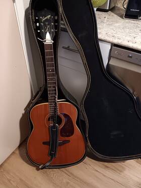 1260 Sovereign 1265 1967 - Guitar Plays Wonderful Chipboard Case Original