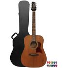 St-mh-aed-kit-1 Sawtooth Mahogany Series Dreadnought Acoustic Electric Guitar With 811501046264