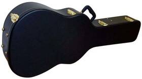 Stagg 882030133909 Dreadnought Guitar Western Hardshell Case - Black Gca-w Bk