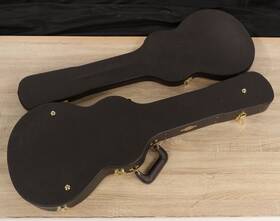 K0402020000301 Taylor Deluxe T5z Hardshell Case - Dark Brown Core / Lid Separation