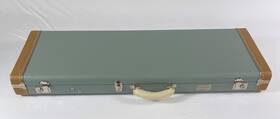 Ooak-005 Tkl Cedar Creek By Genuine Teal Leather Universal Electric Guitar Case Made I