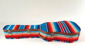 Ooak-011 Tkl Cedar Creek By One Of A Kind Serape Covered Dreadnought Guitar Case Made