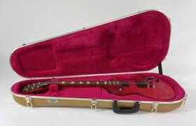 Ooak-070 Tkl Custom Shop Vectra 3.2 Form-fit Molded Les Paul Case Gold Made In Usa