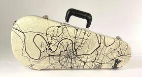 Ooak-080 Tkl Custom Shop Vectra Envision Series F-style Mandolin Case Inch Map Of Nashvill