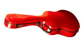 Vyg-4210-red Tkl Voyager 14-fret Dreadnought Carbon Fiber Case - Fiery Red Compatible Wi