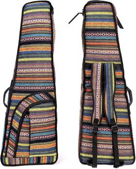 Tosnail 445032120129 Mini Strat Gig Bag With 10mm Padding Shoulder Strap And Carry Handle V