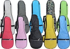 Ukuee Colourful Waterproof Ukulele Case With 5mm Sponge Padding Adjustable Shoul