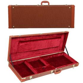 Vasitelan 797422701270 Electric Guitar Hard Case Rectangle Wooden Hard-shell Protective Carrying Ca
