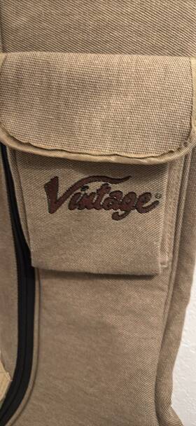 Vcbg2-snd Vintage 051548002544 - Distressd Look Bass Guitar Gig Bag Sand Color