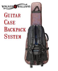 Ww-cs-2 Walker And Williams Cs-2 Case Saddle Guitar Backpack System Padded Straps
