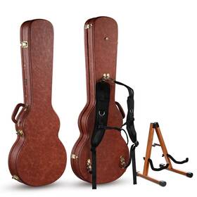 X-28-ghc-0001-003 Xcceries Les Paul Electric Guitar Hard Case With Stand And Backpack Strap Sunburst