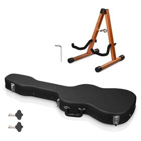 X-28-ghc-0002-004 Xcceries Electric Guitar Wood Case For Stratocaster Style With Stand