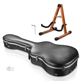 X-28-ghc-0002-007 Xcceries 43 Inch Abs Acoustic Guitar Case With Folding Stand Hardshell Backpack