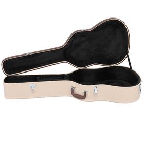 Xcceries X-28-ghc-0005-001 41 Inch Acoustic Guitar Hard Case Wooden Hardshell With Lock For Travel