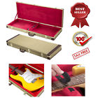 Yt-7d4c5x Xsezmjgbtq Yaheetech Guitar Case Tweed Hard Shell Deluxe 689805633691