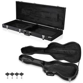 28ghc002004-sst-06 Yescom 2pcs Electric Guitar Hard Case Wooden Shell St Style And Universal Studio