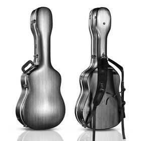 28ghc007-41abs-11 Yescom Abs Acoustic Guitar Case Hard With Backpack Straps 43 Inch Hardshell