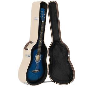 D28ghc001-ag-01 Yescom Acoustic Guitar Case Hard Dreadnought 41 Inch Wooden Hardshell Airline Travel