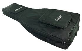 86002 Zenison B-stock Double Neck Electric Guitar Padded Gig Bag Shoulder Straps 42 Inch Black