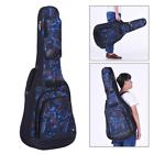 Zxk5618500031132xj Acoustic Folk Classical Guitar Bag Case Backpack Multiple Pocket Blue