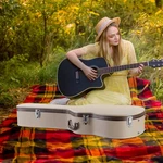 Free Shipping 41IN Folk Hardshell Carrying Case Fit Most Acoustic Guitars. Fixed Price $100.98.