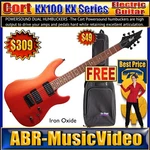 Cort KX100 Series Electric Guitar & Free On-stage GBE4990CG Deluxe Gig Bag. Fixed Price $260.00.
