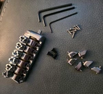 Silver Metal Electric Guitar Bridge W/ Saddles, Screws & Hex/allen Keys. Fixed Price $45.95.