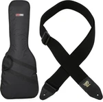 Gator Economy Electric Guitar Gig Bag + Ernie Ball P04037 Value Bundle. Fixed Price $38.98.