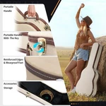 Glarry 41" Deluxe Wood Portable Hard Case For Folk Acoustic Guitars. Fixed Price $68.99.