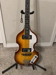 Rogue VB100 Violin Electric Beatles Bass Guitar W/ Hard Shell Case. Fixed Price $265.00.