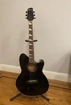Ibanez Talman Inter City Acoustic Electric Guitar Black W/carrying Case. Fixed Price $210.00.