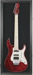 Guitar Display Case Electric Black Solid Wood Cabinet Gibson Fender Shadow Box. Fixed Price $350.30.