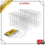New 100-PACK Audio Storage Cases Clear Plastic 4.28X2.75X0.6 Inch. Fixed Price $52.43.