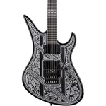 Schecter Guitar Research Avenger Fr Przym Palladium Electric Gloss Black. Fixed Price $2099.00.