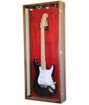 Guitar Display Case Electric Walnut & Red Wood Led Light Gibson Fender Cabinet. Fixed Price $391.24.