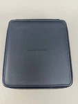 Warby Parker Case 3-SLOT Eyewear Travel Organizer Blue Pebbled Zip. Fixed Price $39.99.
