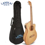 Lanikai Fm-ceb Flame Maple Baritone Acoustic Electric Ukulele + Padded Gig Bag. Fixed Price $419.00.