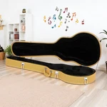 Electric Guitar Hardshell Case Fits Lp-style Tweed Contoured Lockable Yellow. Fixed Price $86.59.