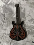 Schecter Devil Spine Electric Guitar Black Solid Body 6-STRING With Hard Case. Fixed Price $800.00.