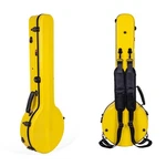 Crossrock Fiberglass Case Fits For 11 12.5 Inches Openback Banjos-yellow. Fixed Price $349.99.