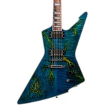 Schecter Guitar Research E1 Electroresin Electric Transparent Blue. Fixed Price $1699.00.