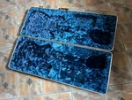 Old Plush Blue Plastic Stratocaster Guitar Hard Case Excelsior Ess And ?. Fixed Price $199.99.