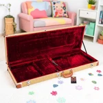 Electric Guitar Hardshell Case Fits St-style Tweed, Lockable, Padded & Yellow. Fixed Price $86.99.